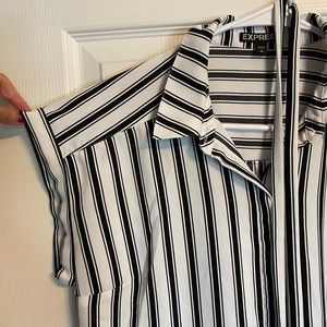 Express portofino dress short sleeve size medium